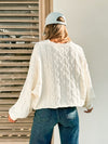 Calabria Cable Knit Sweater - Stitch And Feather