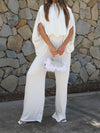 Soulmate Satin Caftan Jumpsuit - Stitch And Feather