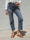 Stay Together High Rise Straight Jeans - Stitch And Feather