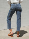 Stay Together High Rise Straight Jeans - Stitch And Feather