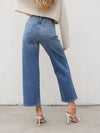 Gia Wide Leg Cargo Jeans - Stitch And Feather