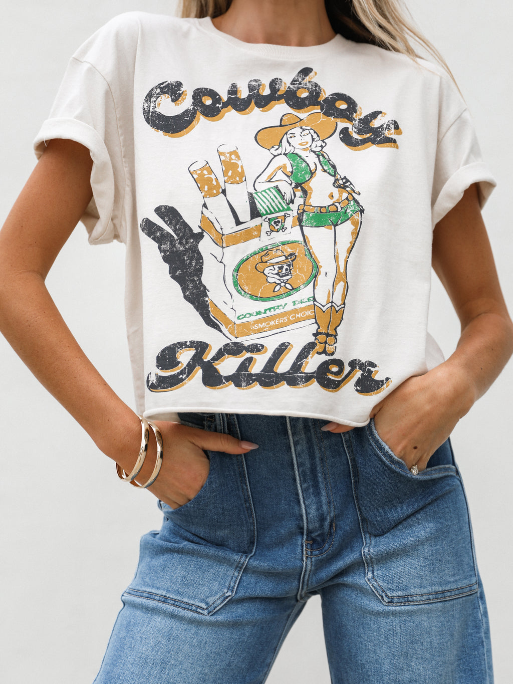 Cowboy Killer Graphic Tee - Stitch And Feather