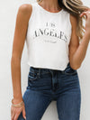 Los Angeles Graphic Tank Top - Stitch And Feather