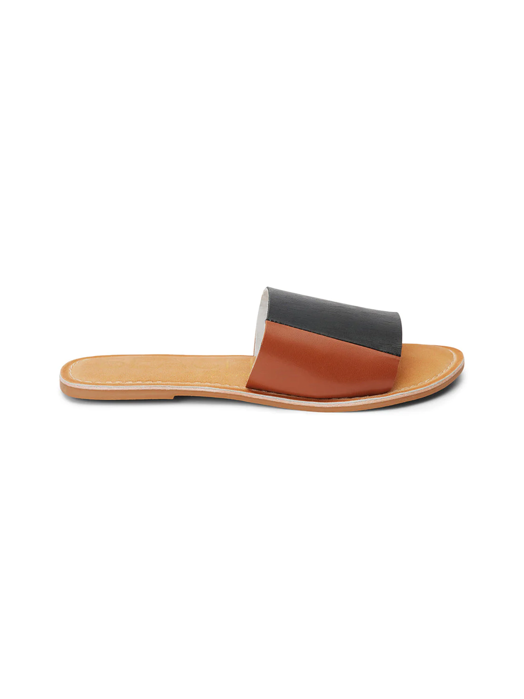Bonfire Leather Slide - Stitch And Feather