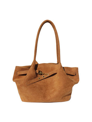 Alora Vegan Suede Shoulder Bag - Stitch And Feather