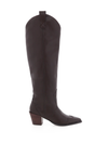 Oceane Vegan Leather Boot in Chocolate - Stitch And Feather