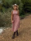 Charlie Gingham Midi Dress - Stitch And Feather