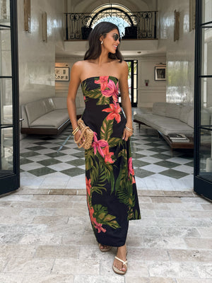 Florin Strapless Maxi Dress - Stitch And Feather