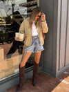 Kenni Barn Jacket in Sand - Stitch And Feather