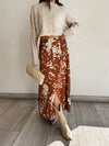 Pecan Pie Midi Skirt