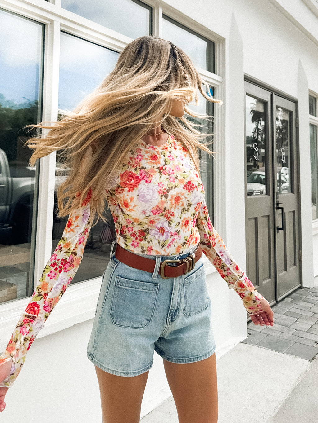 Sweet Nothings Floral Mesh Top - Stitch And Feather