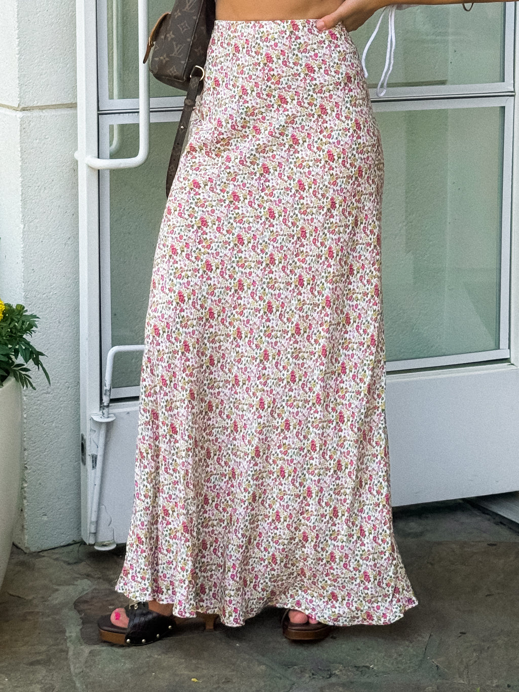 Too Sweet Floral Maxi Skirt - Stitch And Feather