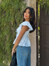 Meena Stripe Babydoll Top - Stitch And Feather