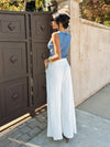 Nala Ribbed Top in Blue - Stitch And Feather