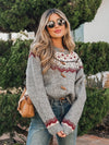 Josephine Knit Sweater in Grey - Stitch And Feather