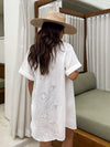 Solstice Eyelet Shirt Dress - Stitch And Feather
