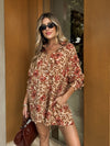 Free Falling Button Down Romper
