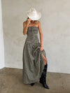 Taylor Plaid Maxi Dress