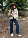 Zenraya Faux Fur Jacket - Stitch And Feather