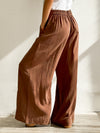 Espresso Front Pleated Pants - Stitch And Feather