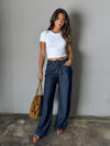 Midtown Drawstring Denim Pants