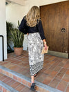 Nobu Midi Wrap Skirt - Stitch And Feather