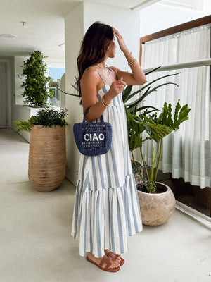 Costa Azul Stripe Dress - Stitch And Feather