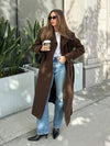 West Village Vegan Suede Coat