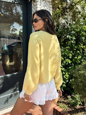 Anora Button Down Sweater - Stitch And Feather