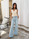 Maude Knit Vest in Cream