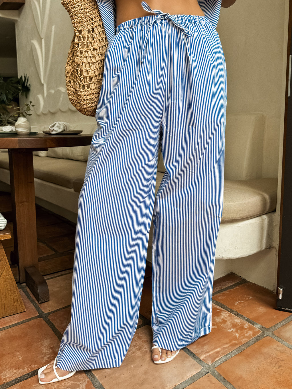 Riviera Stripe Pants - Stitch And Feather
