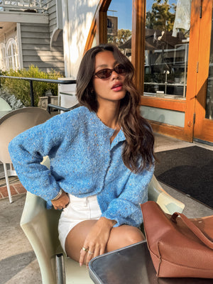 Melody Button Down Sweater - Stitch And Feather