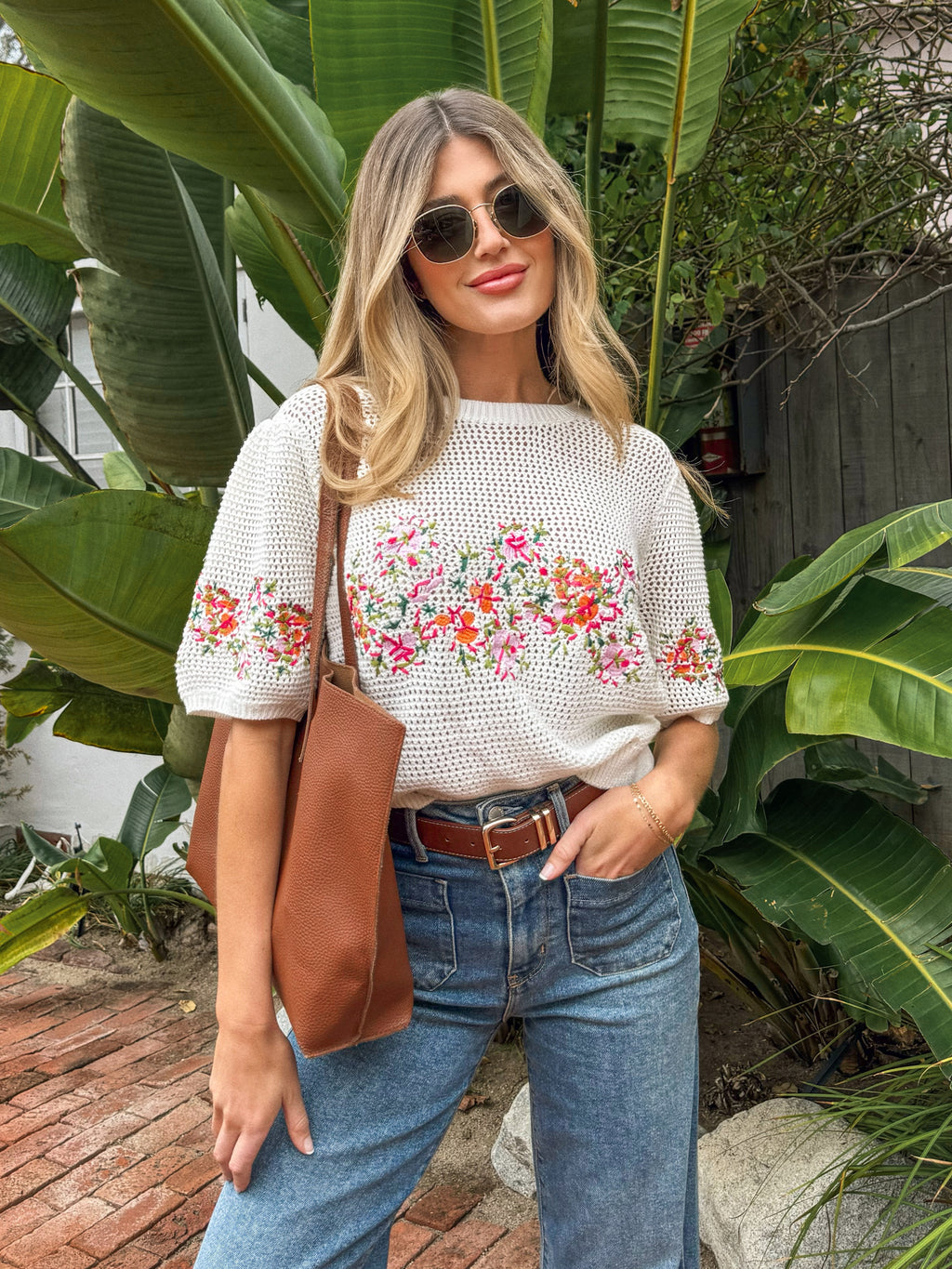 In Bloom Crochet Top - Stitch And Feather