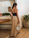 Geneva Linen Maxi Dress - Stitch And Feather