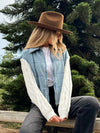 Kisses in the Mist Quilted Jacket in Ivory - Stitch And Feather