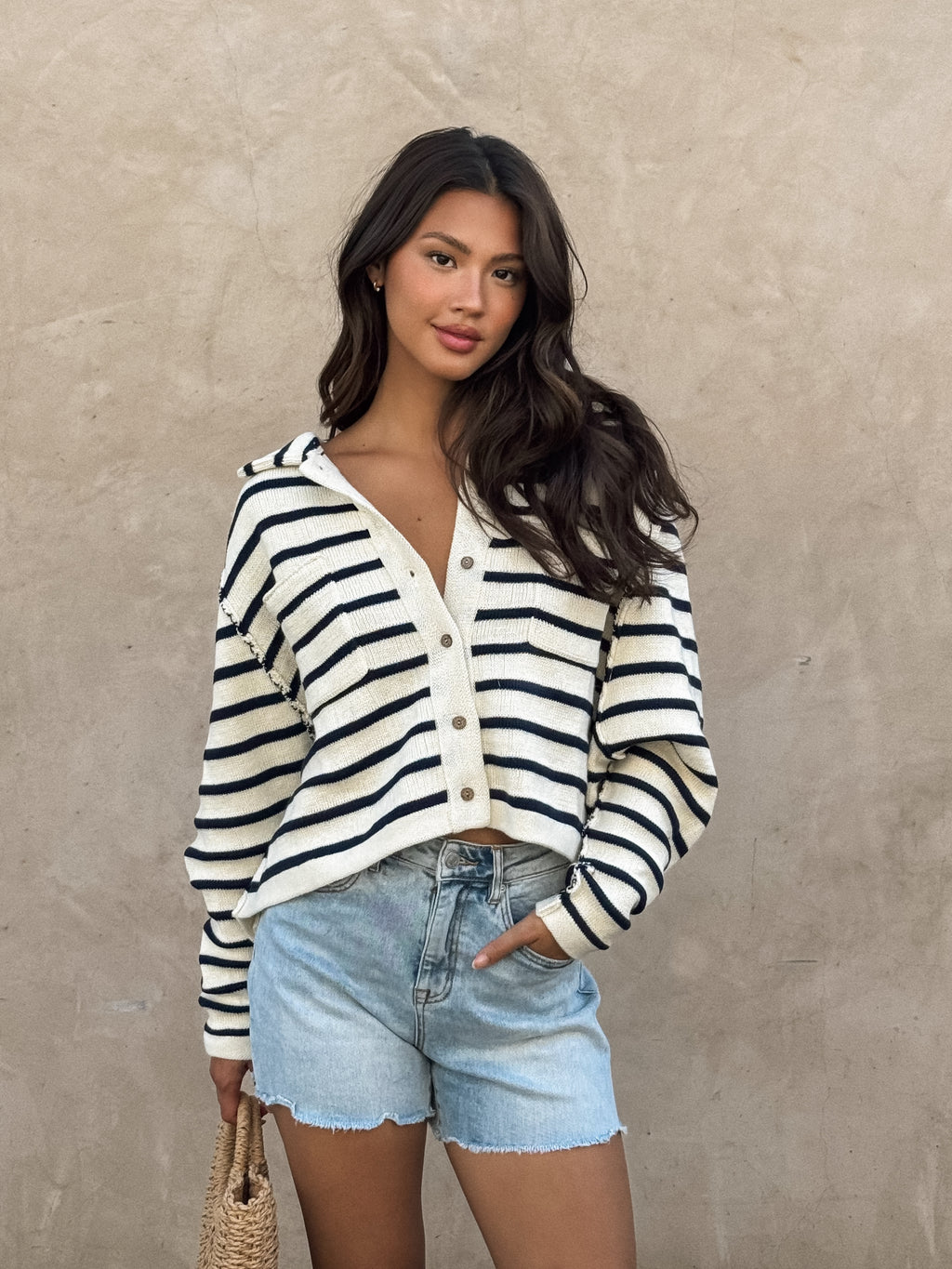 Saylor Stripe Knit Sweater