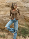 Cadence Knit Long Sleeve in Mocha