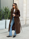 West Village Vegan Suede Coat