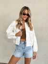 Maddie Embroidered Bomber Jacket