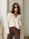 Aubren Chunky Knit Sweater in Cream