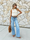 Mar Vista Wide Leg Jeans - Stitch And Feather
