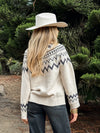 Add Up My Love Knit Sweater - Stitch And Feather