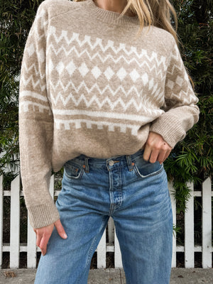 Snow Angel Knit Sweater - Stitch And Feather