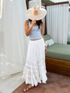 Mai Tai Tiered Midi Skirt