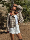 Bryn Plaid Barn Jacket - Stitch And Feather
