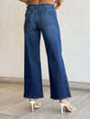 Vada Wide Leg Jeans in Dark Denim - Stitch And Feather