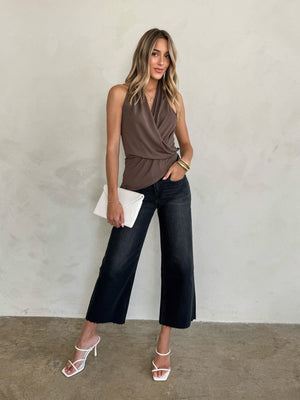 Yuna Asymmetrical Halter Top