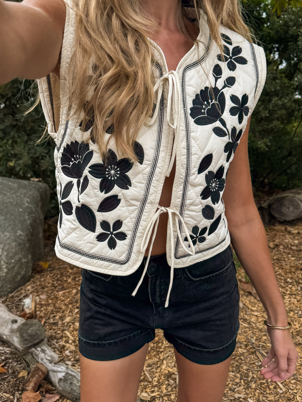 Topanga Canyon Quilted Vest - Stitch And Feather