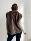 Whistler Sherpa Vest in Brown