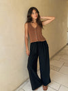 Maude Knit Vest in Brown